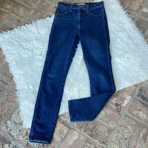 Madewell 10” High Rise Skinny Five Pocket Jeans Size 25